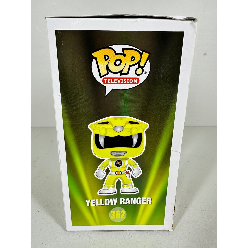 Funko Pop! Mighty Morphin Power Rangers Yellow Ranger‎ 362 GameStop Exclusive - Picture 4 of 5